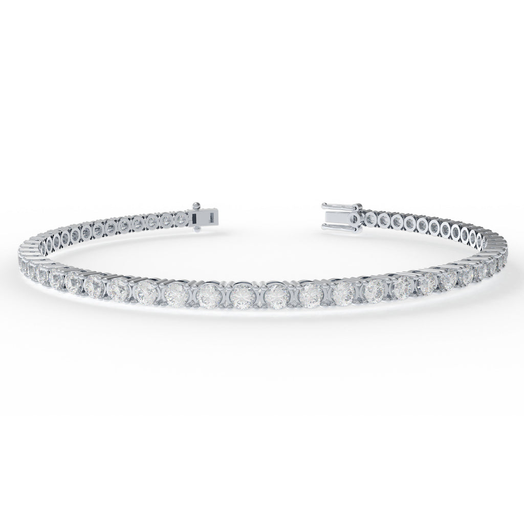 Moonlit River of Eternity 6â€?0CT Lab-Grown Diamond Tennis Bracelet
