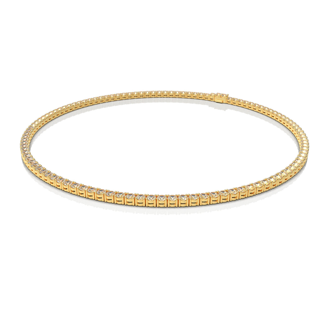 13.70–24 CTW Diamond Tennis Necklace | ELVORIQUE