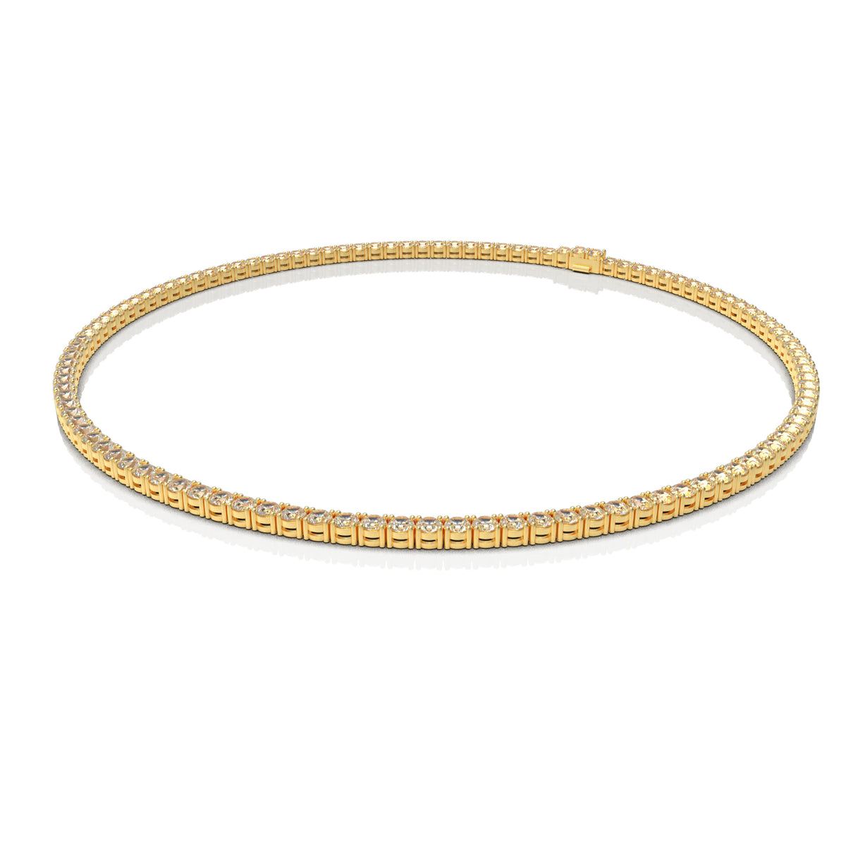 13.70–24 CTW Diamond Tennis Necklace | ELVORIQUE