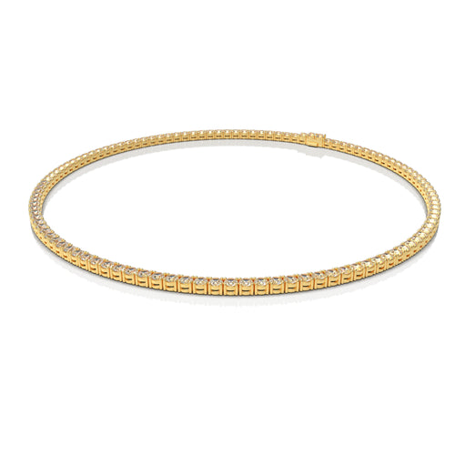 13.70–24 CTW Diamond Tennis Necklace | ELVORIQUE