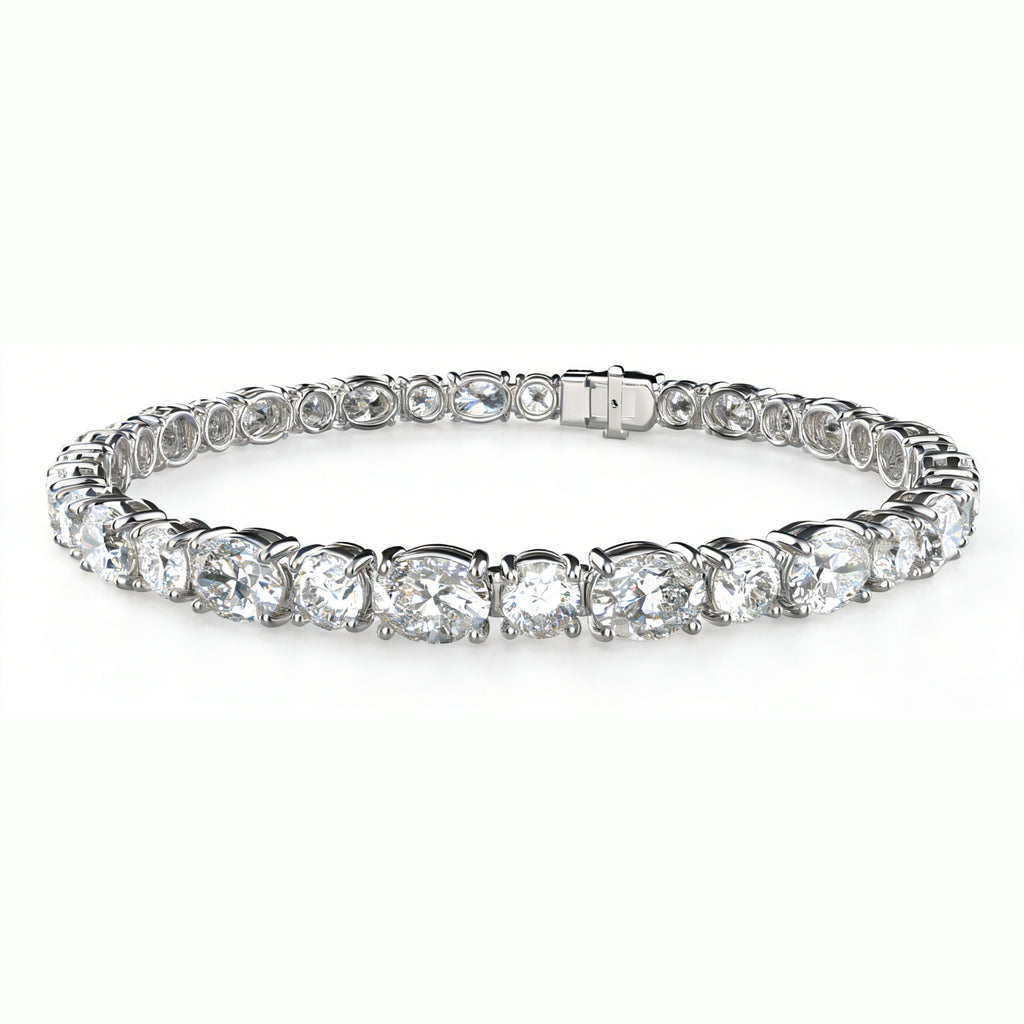 ELVORIQUE 4–10 CTW Lab-Grown Diamond Tennis Bracelet
