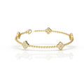 ELVORIQUE Lucky Clover Lab-Grown Diamond Bracelet