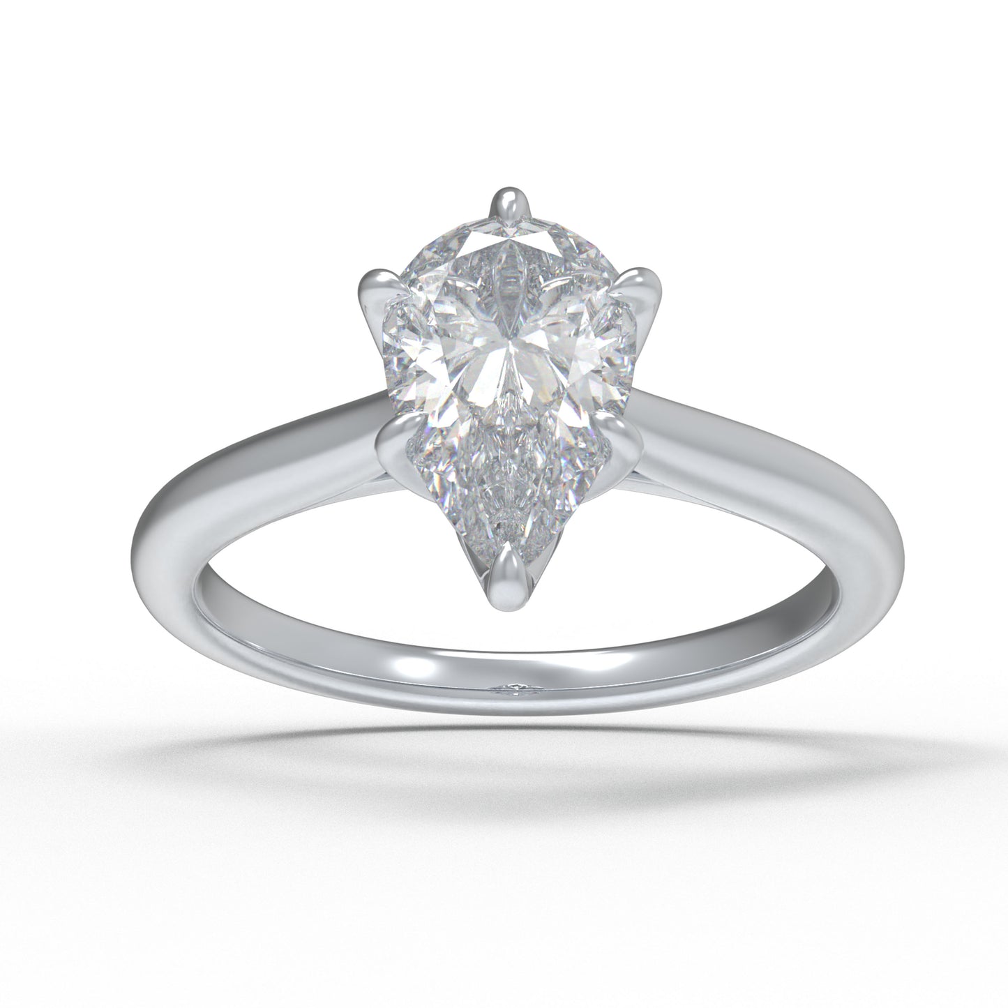 Ophelia Eternity 2ct Lab-Grown Diamond Ring 10K/14K White Gold & 950 Platinum | Anniversary Engagement Wedding Gift