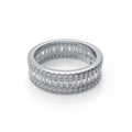 Eternal Colonnade 3CT Three-Row Lab-Grown Diamond Eternity Ring