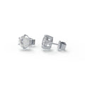 ELVORIQUE Aurelia Round Lab-Grown Diamond Stud Earrings