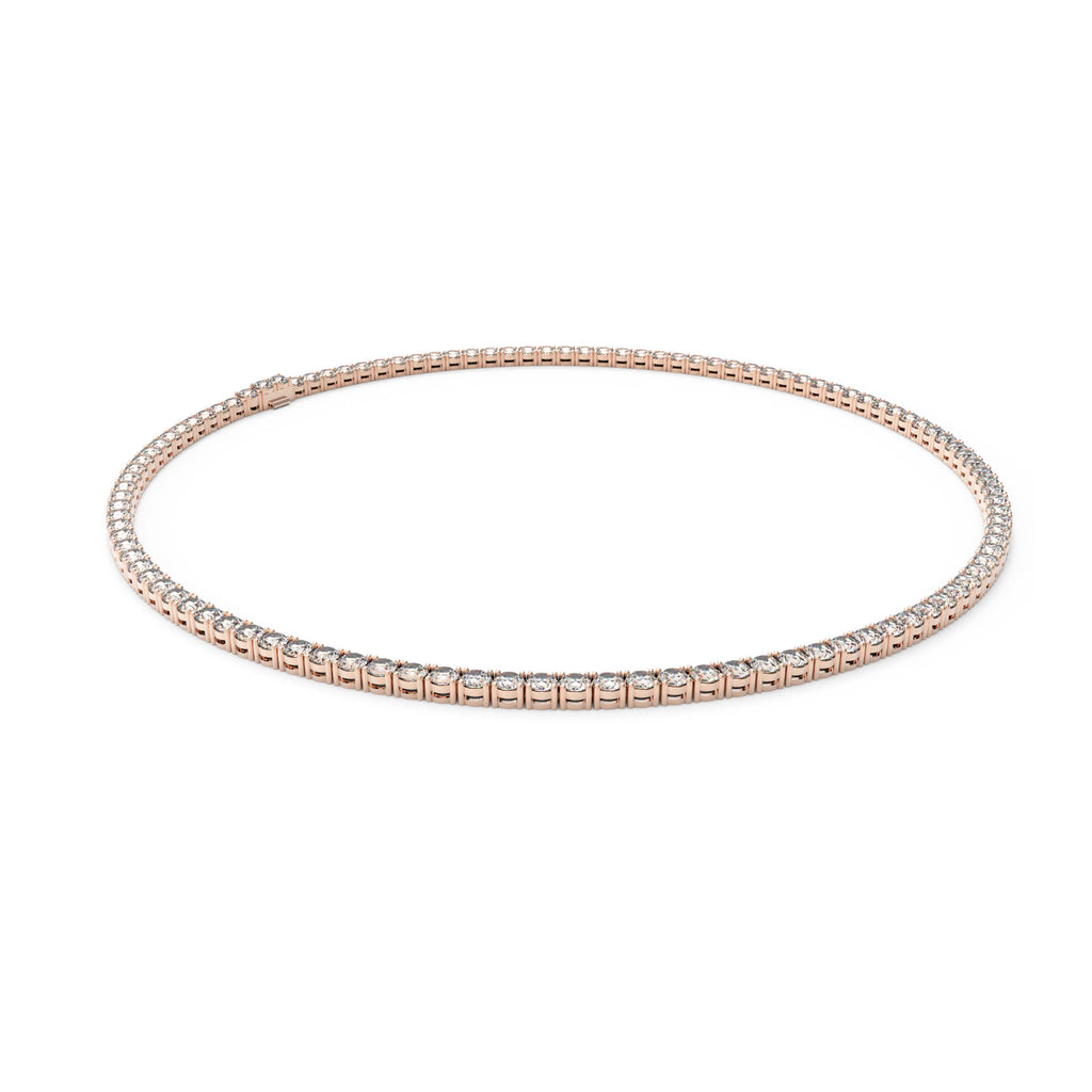 13.70–24 CTW Diamond Tennis Necklace | ELVORIQUE