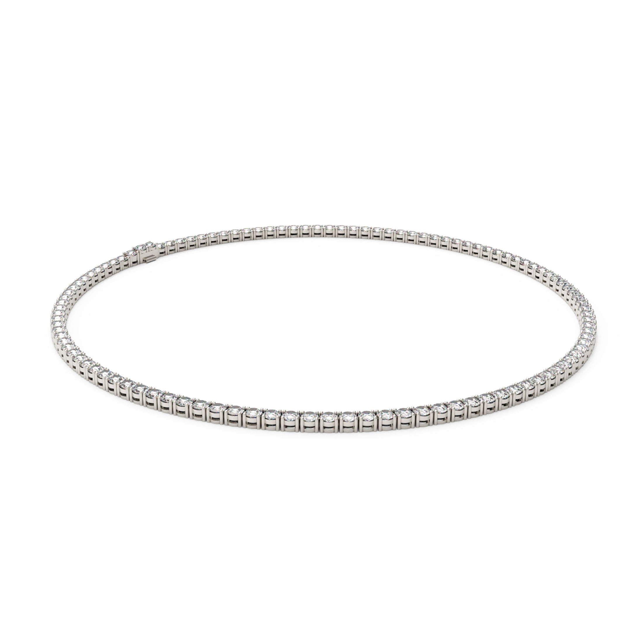 13.70–24 CTW Diamond Tennis Necklace | ELVORIQUE