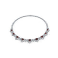 ELVORIQUE Atelier Cultured Ruby and Lab-Grown Diamond Necklace