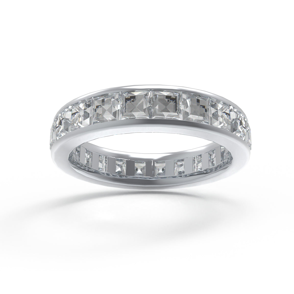 Prism of Eternity 2 CTW Princess-Cut Moissanite Eternity Ring