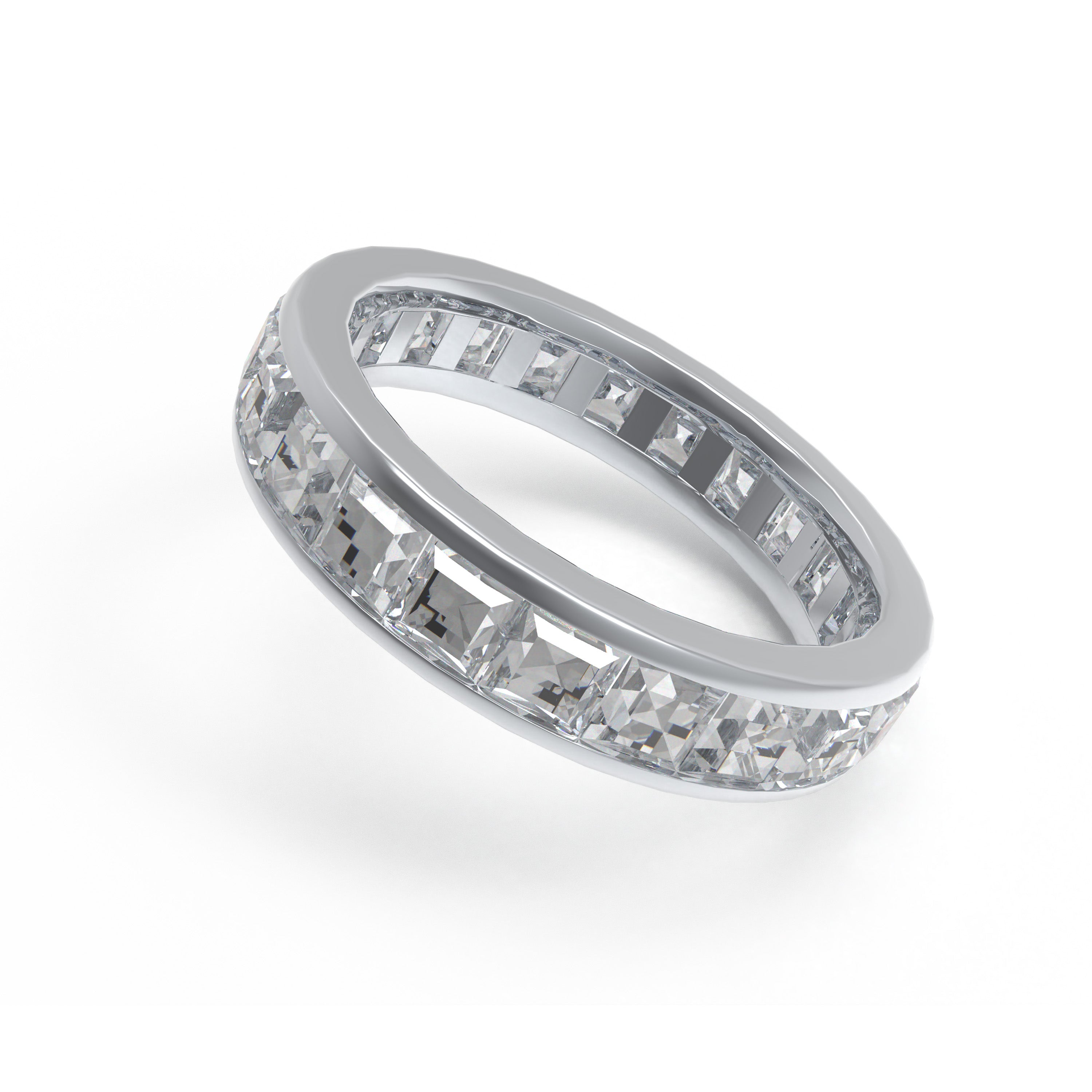 Prism of Eternity 2 CTW Princess-Cut Moissanite Eternity Ring
