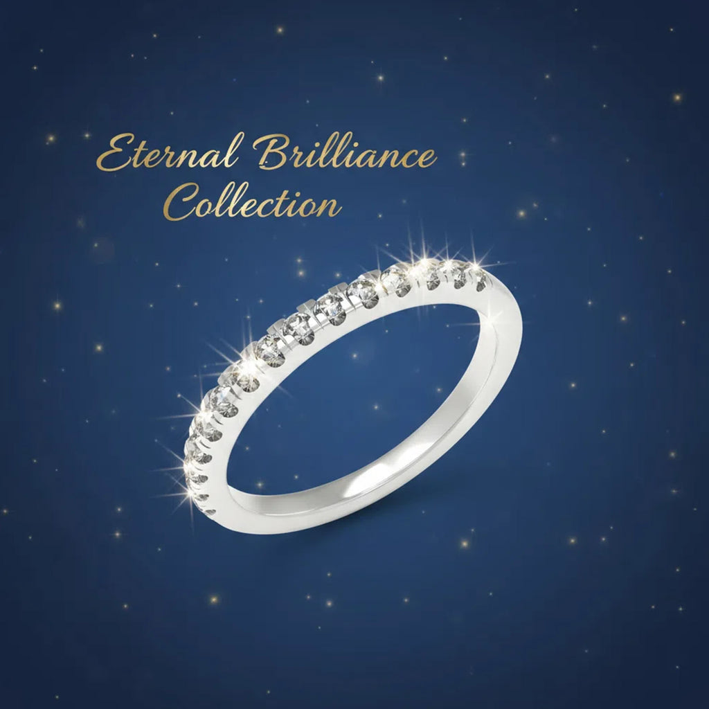 Timeless Brilliance Lab-Grown Diamond Half Eternity Band