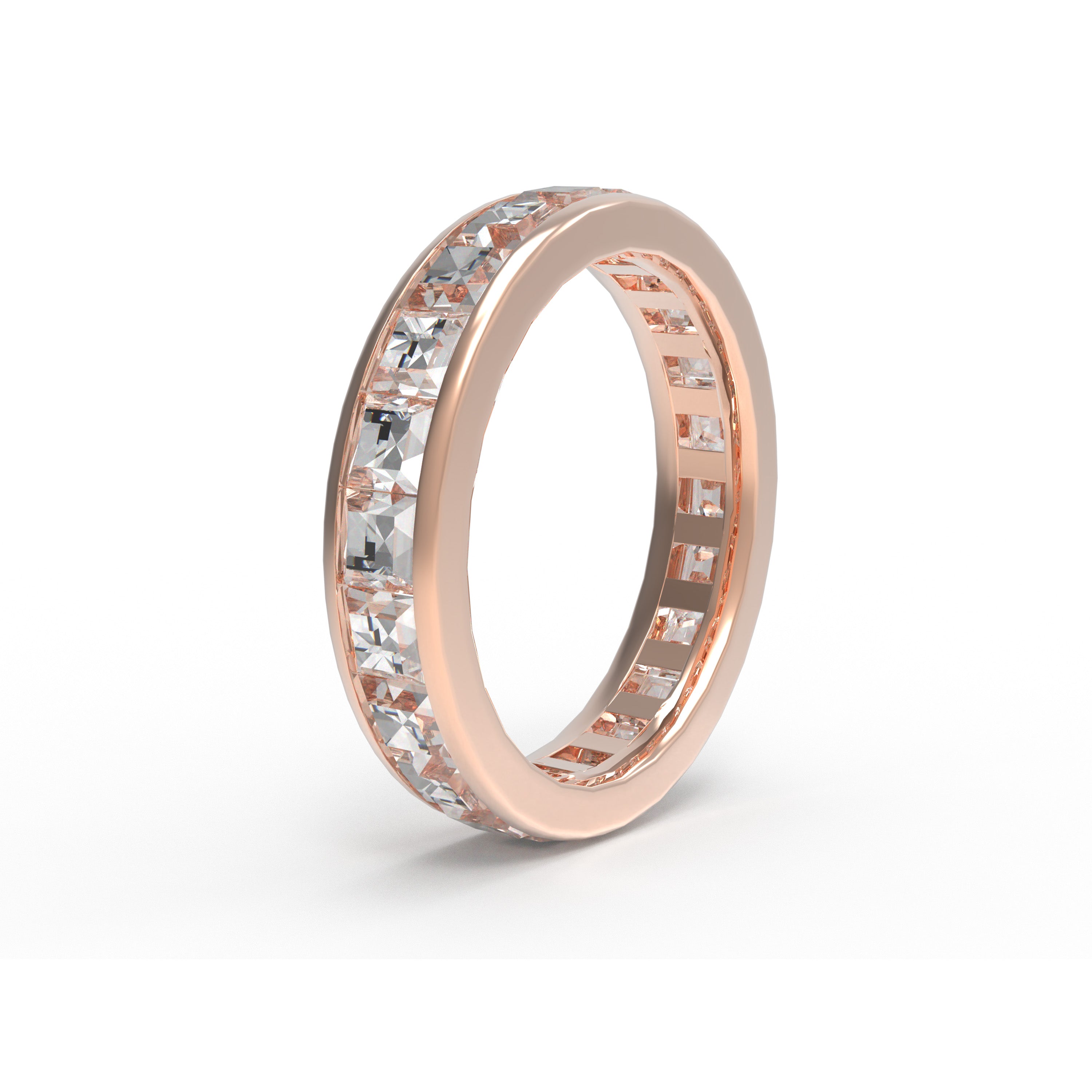 Eternal Geometry 3 CTW Princess-Cut Lab-Grown Diamond Eternity Ring