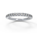 Lab-Grown Diamond Shared-Prong Half Eternity Band