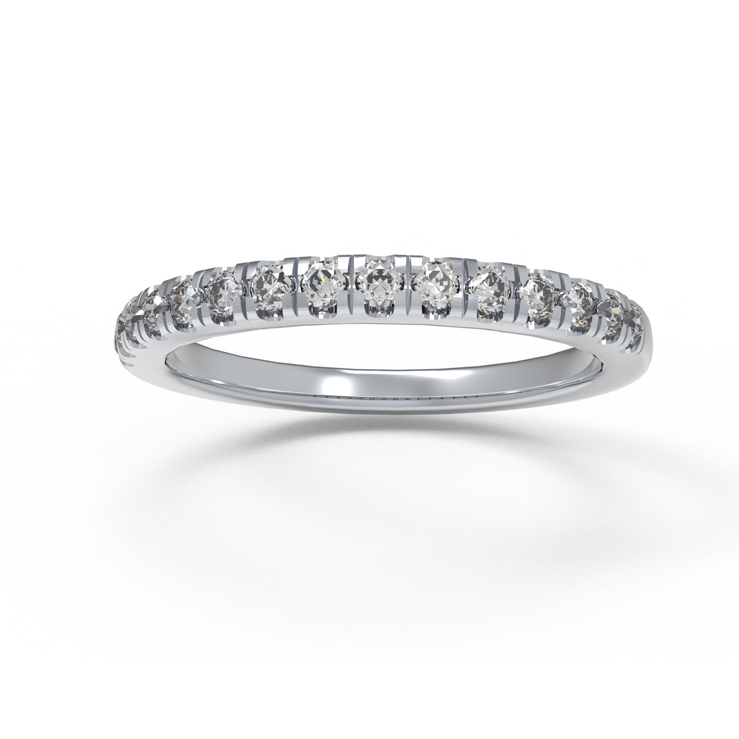 Ophelia Eternity [Multiple Materials Available] Lab - Grown Diamond Ring, Luxury Diamond - Row Ring with 9K/14K/18K Gold & Platinum Options