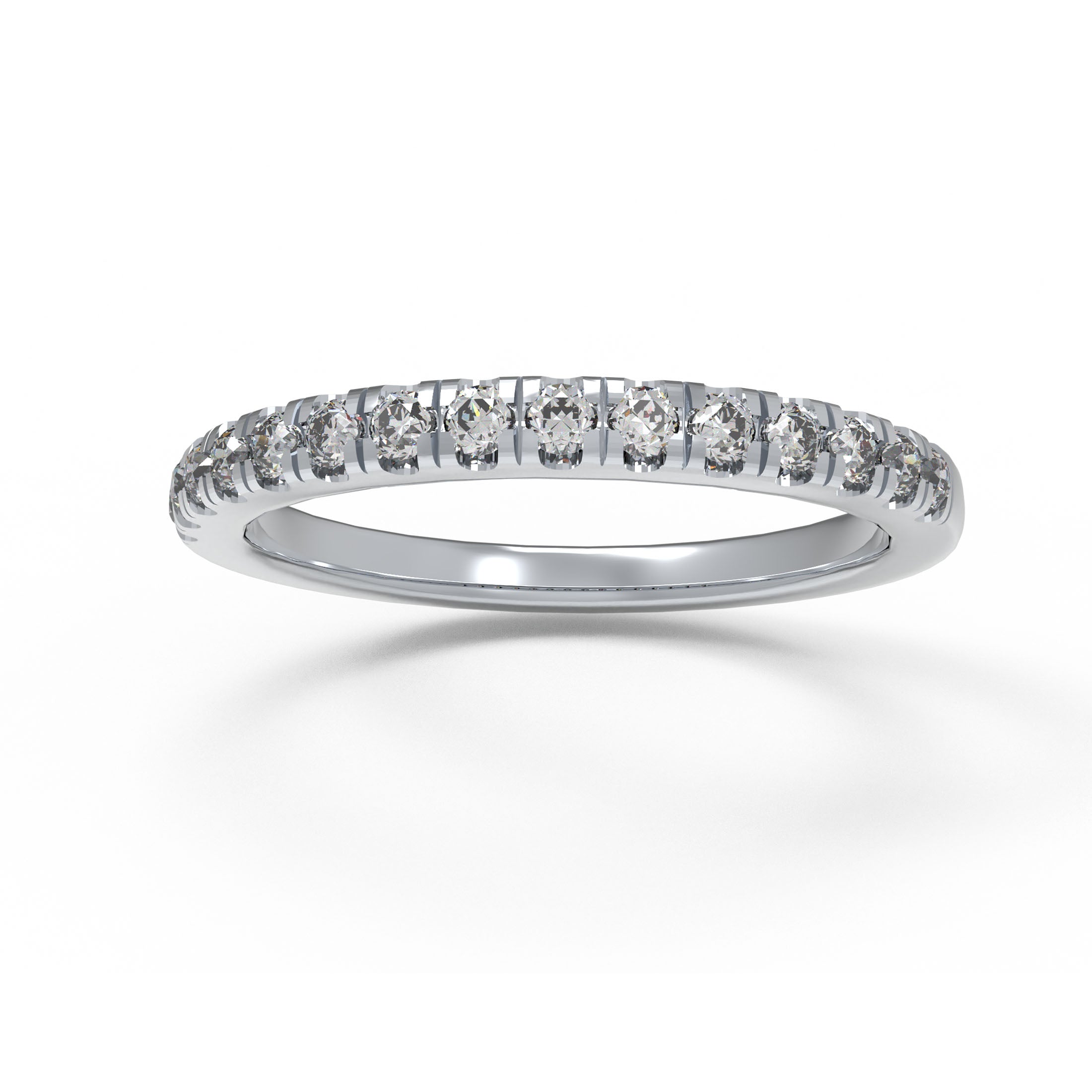 Timeless Brilliance Lab-Grown Diamond Half Eternity Band