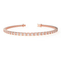 River of Eternity 6â€?0CT Lab-Grown Diamond Tennis Bracelet in Rose Gold
