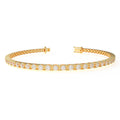 Golden River of Eternity 6â€?0CT Lab-Grown Diamond Tennis Bracelet