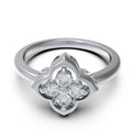 Serene Bloom Clover Diamond Ring