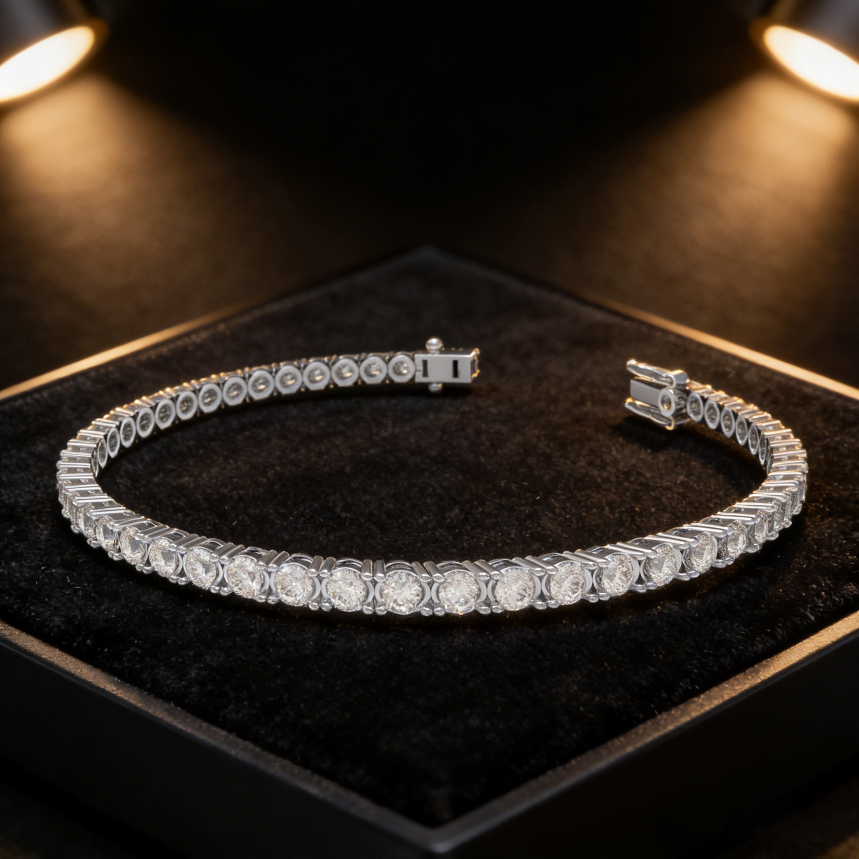 6CT Moissanite Tennis Bracelet 925 Sterling Silver