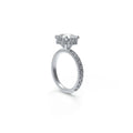 Eternal Crown Platinum Hidden Halo Engagement Ring（D-VVS2）