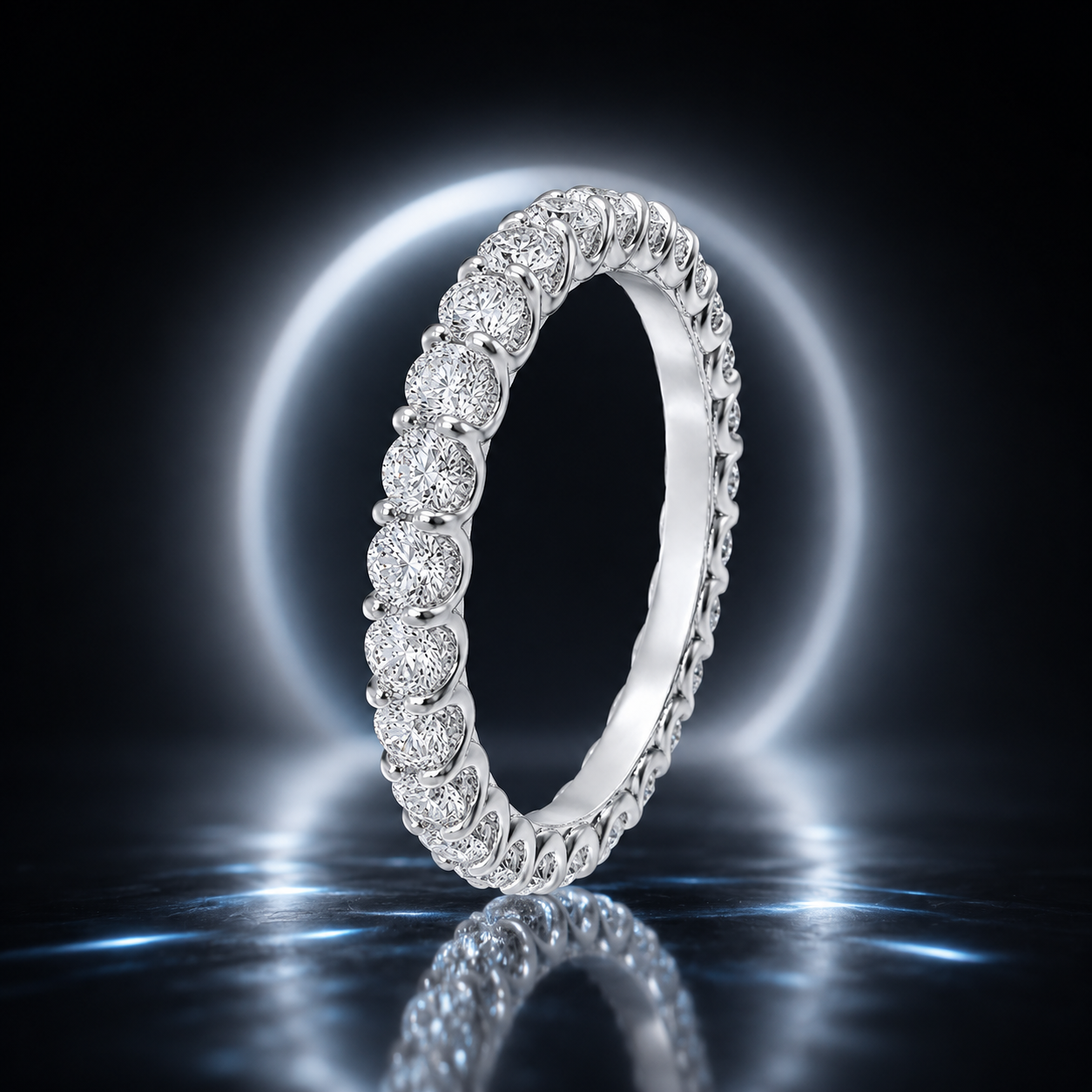 Luminous Vow 1 CTW Lab-Grown Diamond Full Eternity Ring
