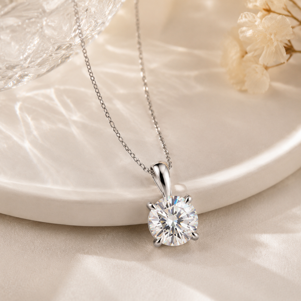 Solitaire Diamond Pendant