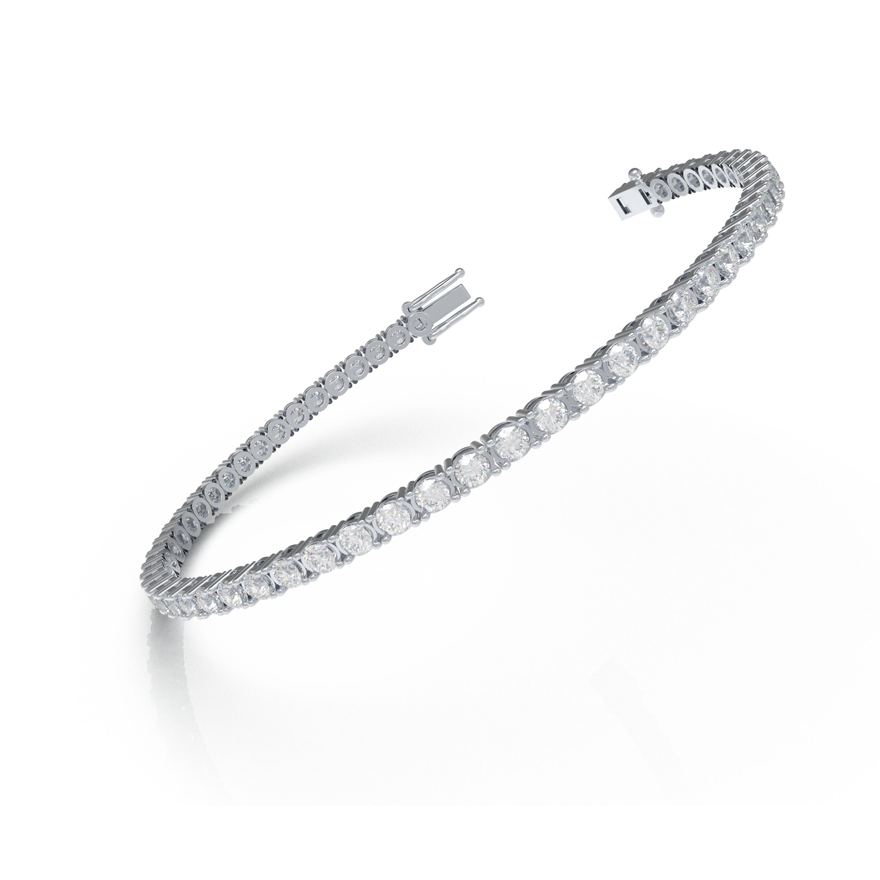 6CT Moissanite Tennis Bracelet 925 Sterling Silver