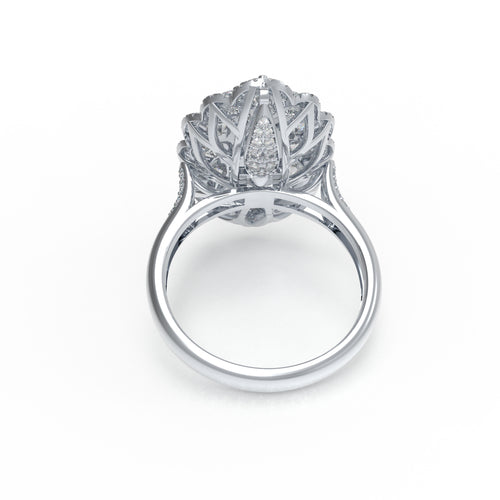 Cascade of Light 3CT Lab-Grown Diamond Convertible Ring & Pendant Set