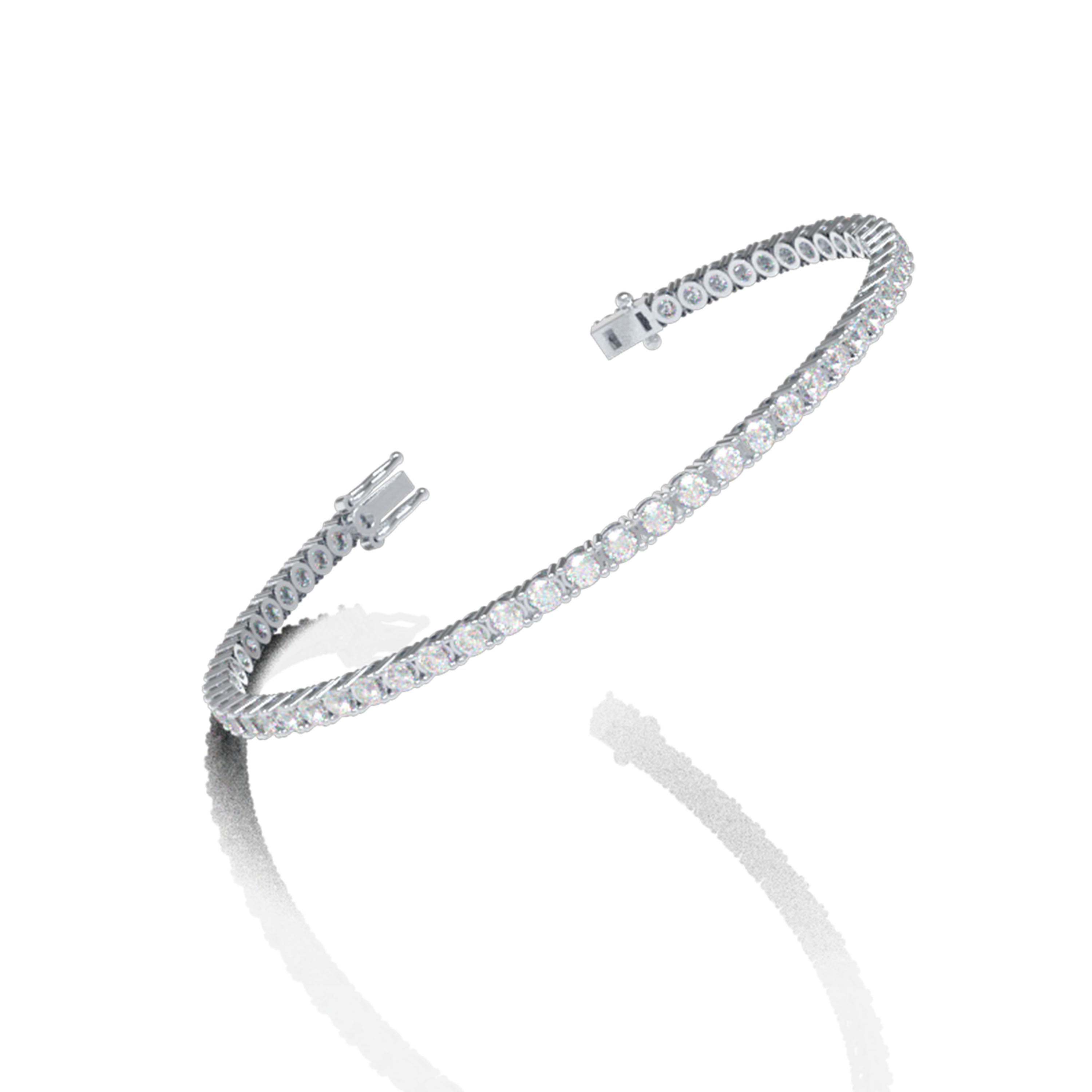 6CT Moissanite Tennis Bracelet 925 Sterling Silver