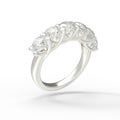 1.80CT Six-Stone Lab-Grown Diamond Ring in White Gold or Platinum