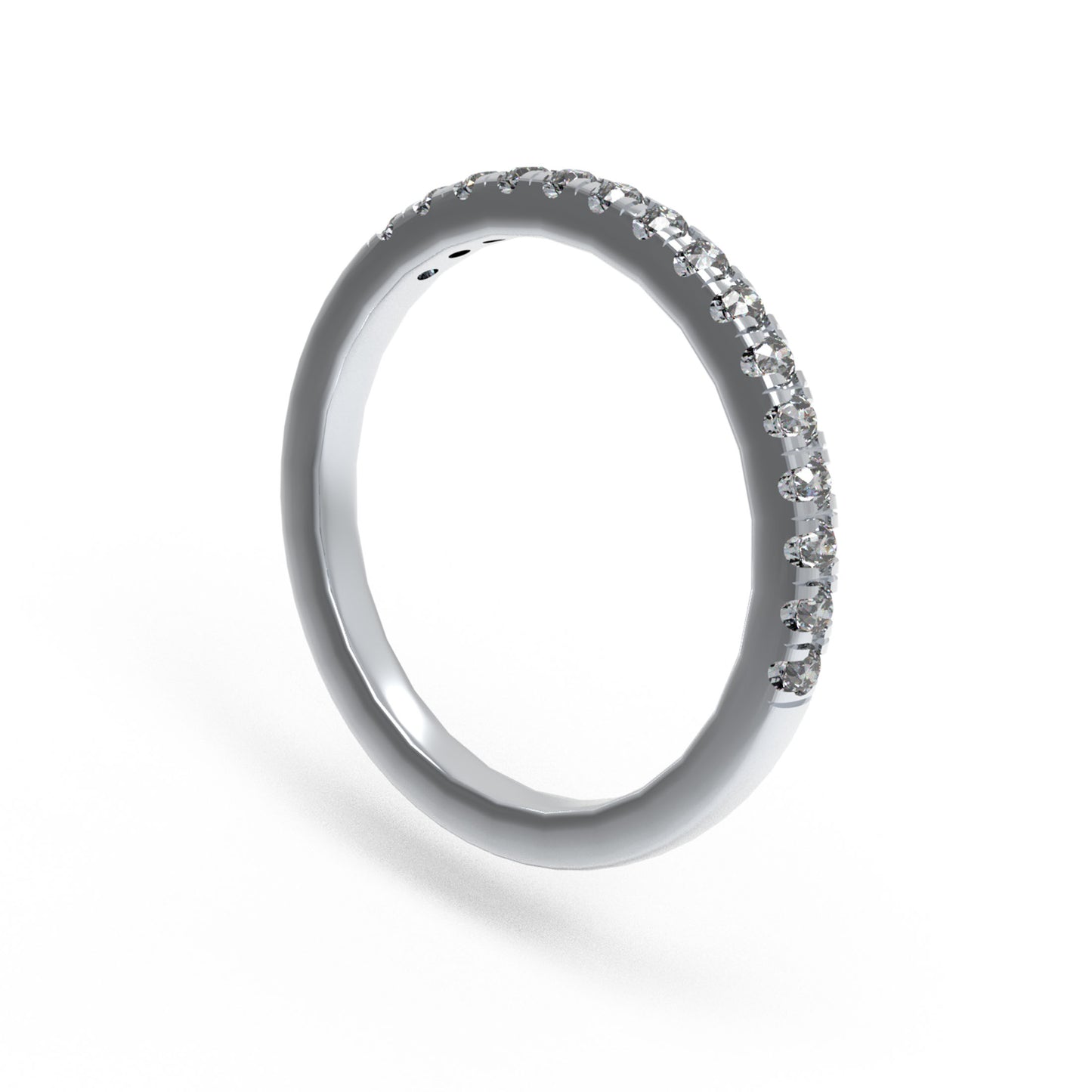 Ophelia Eternity [Multiple Materials Available] Lab - Grown Diamond Ring, Luxury Diamond - Row Ring with 9K/14K/18K Gold & Platinum Options