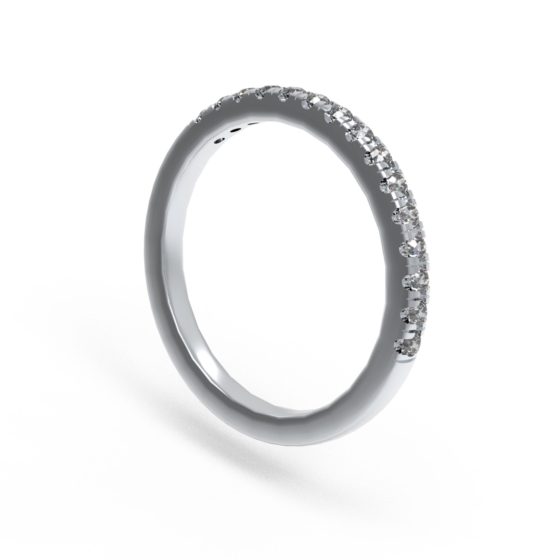 Timeless Brilliance Lab-Grown Diamond Half Eternity Band