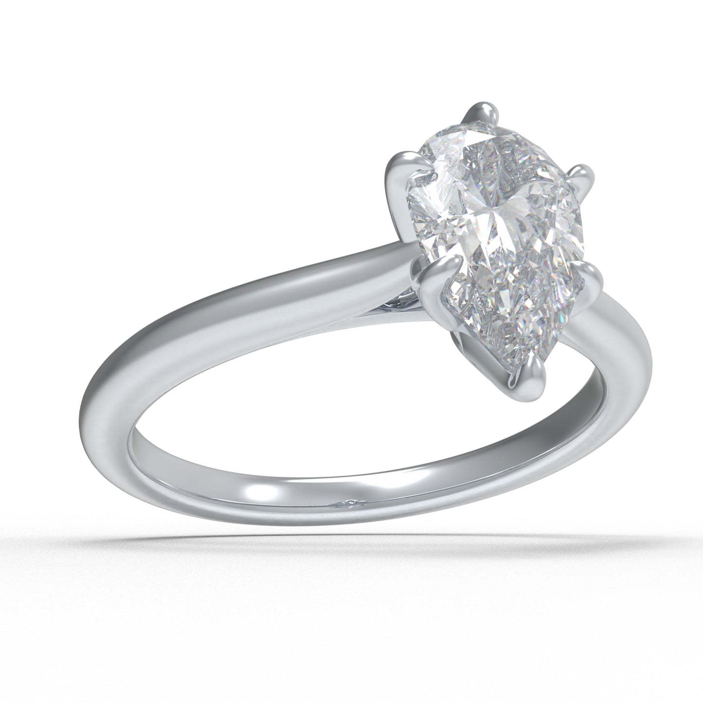Ophelia Eternity 2ct Lab-Grown Diamond Ring 10K/14K White Gold & 950 Platinum | Anniversary Engagement Wedding Gift