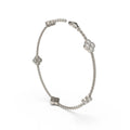 ELVORIQUE Aurelia Lab-Grown Diamond Four-Leaf Clover Bracelet