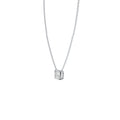 Handmade 925 Sterling Silver Cushion Cut Moissanite Pendant Necklace, Perfect Gift for Holidays and Daily Wear