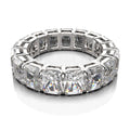 Bague de fiançailles vintage en platine Ophelia Eternity, diamant de 3,6 carats (ct), alliance pour femme, alliance éternelle avec diamant rond, bague de luxe pour femme (clarté VVS1-VVS2)