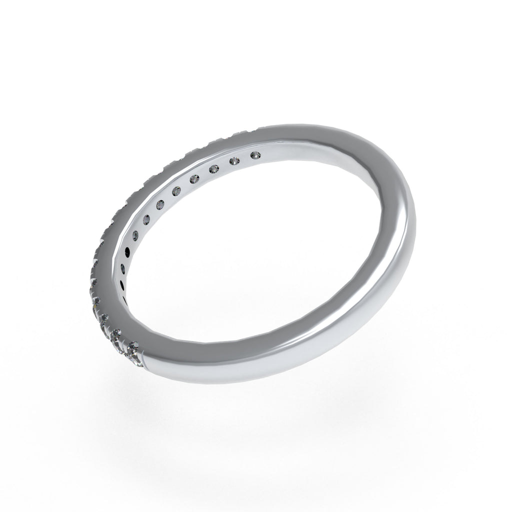 Timeless Brilliance Lab-Grown Diamond Half Eternity Band