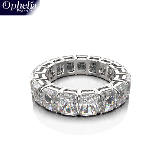 Ophelia Eternity 3.6 Carat (ctw) LAB GROWN Diamond Vintage Engagement Platinum Ring Wedding Ring for Women, Eternal Covenant Full Diamond Round Ring, Luxury Ring for Women (Clarity VVS1-VVS2)