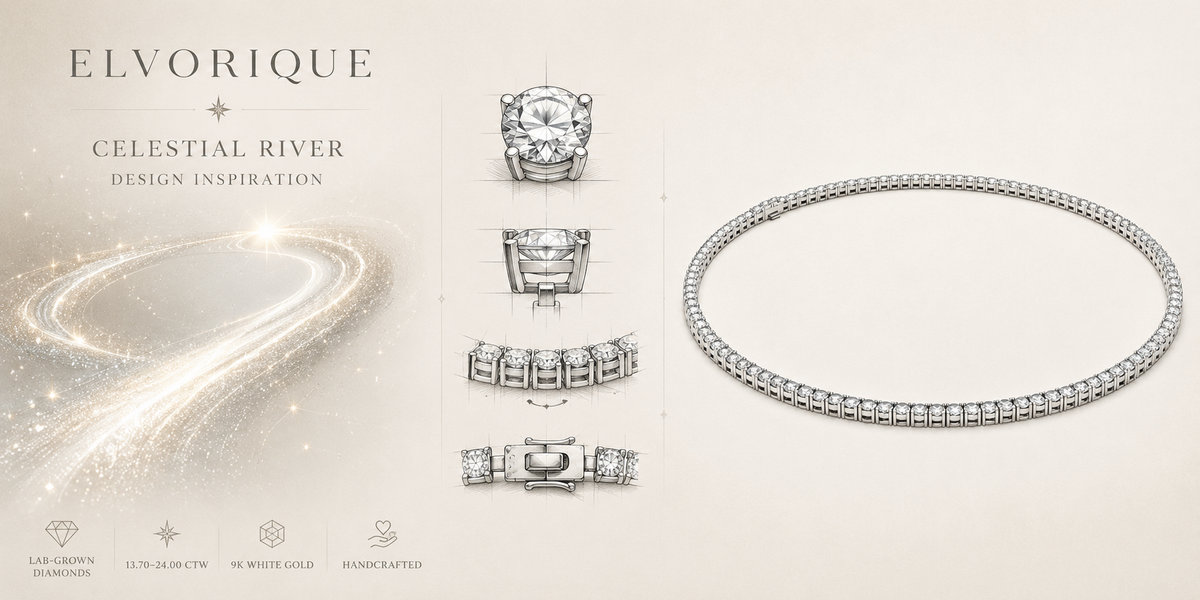 13.70–24 CTW Diamond Tennis Necklace | ELVORIQUE