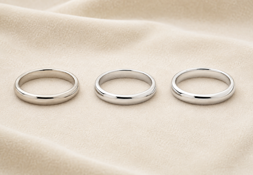 10K / 14K / 18K WHITE GOLD