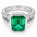 ELVORIQUE Emerald Architecture Lab-Grown Emerald Ring