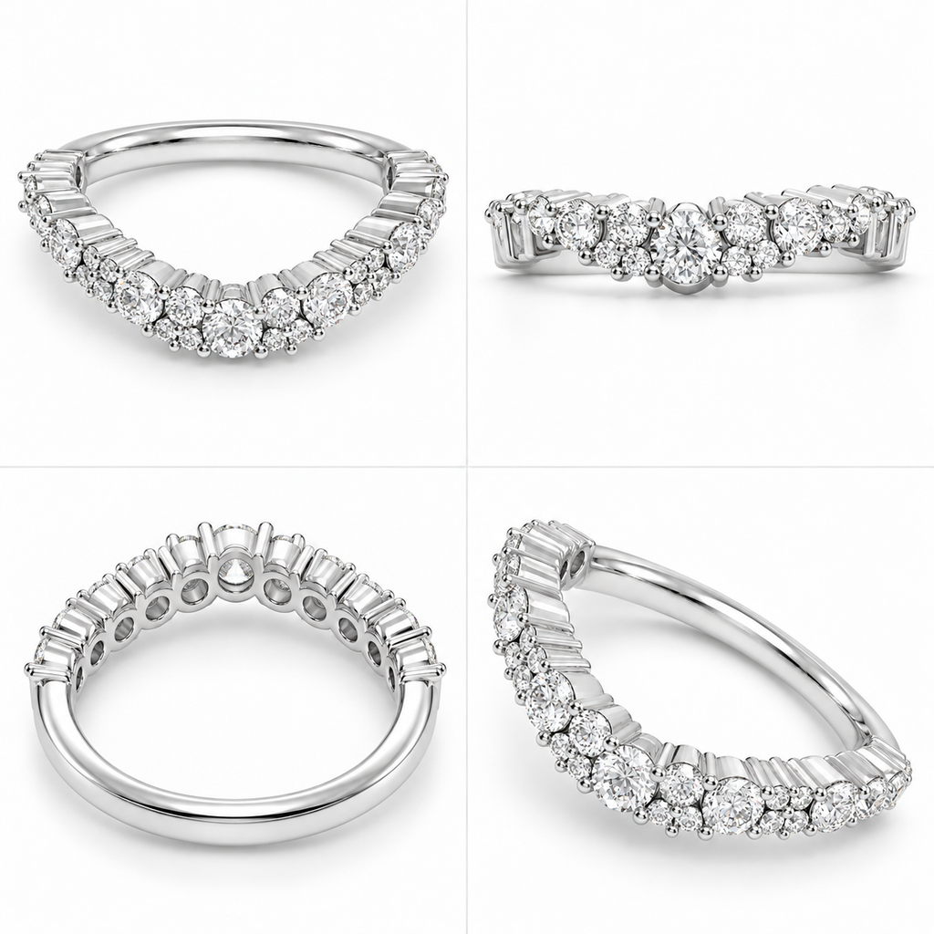 Stellar Drift 0.60 CTW Lab-Grown Diamond Cluster Ring