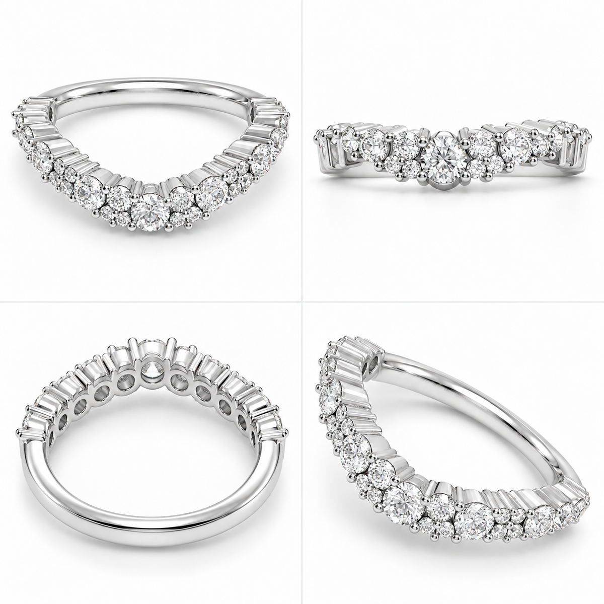 Stellar Drift 0.60 CTW Lab-Grown Diamond Cluster Ring