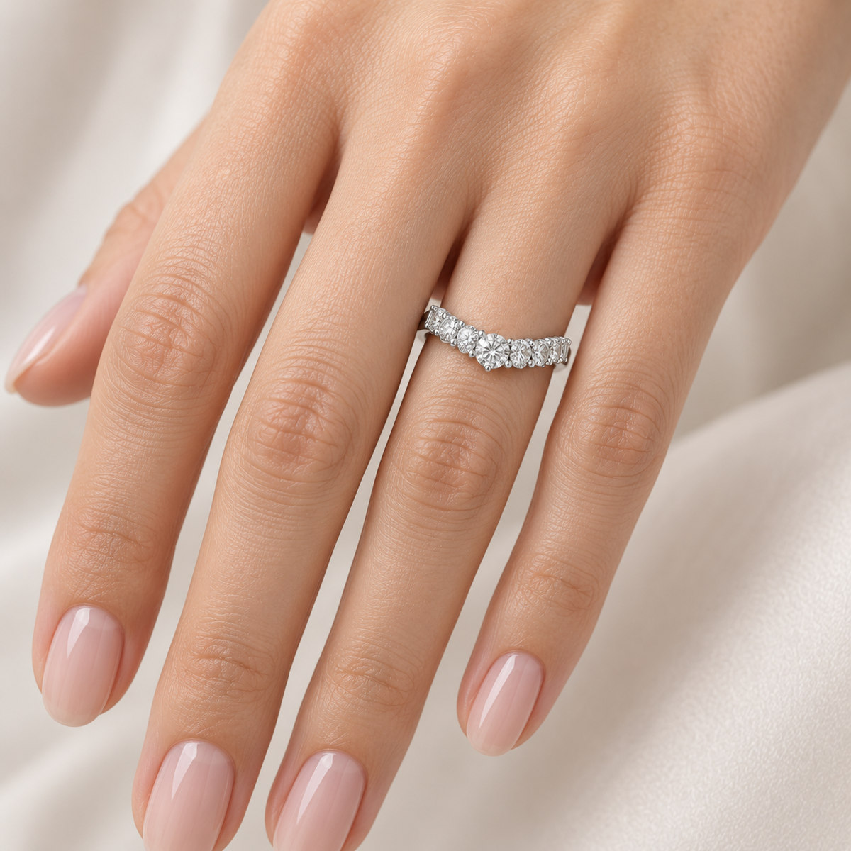 Stellar Drift 0.60 CTW Lab-Grown Diamond Cluster Ring