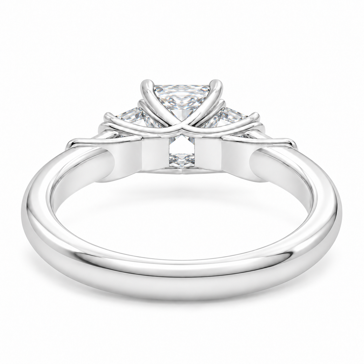 ELVORIQUE Eternal Cushion Light Lab-Grown Diamond Engagement Ring