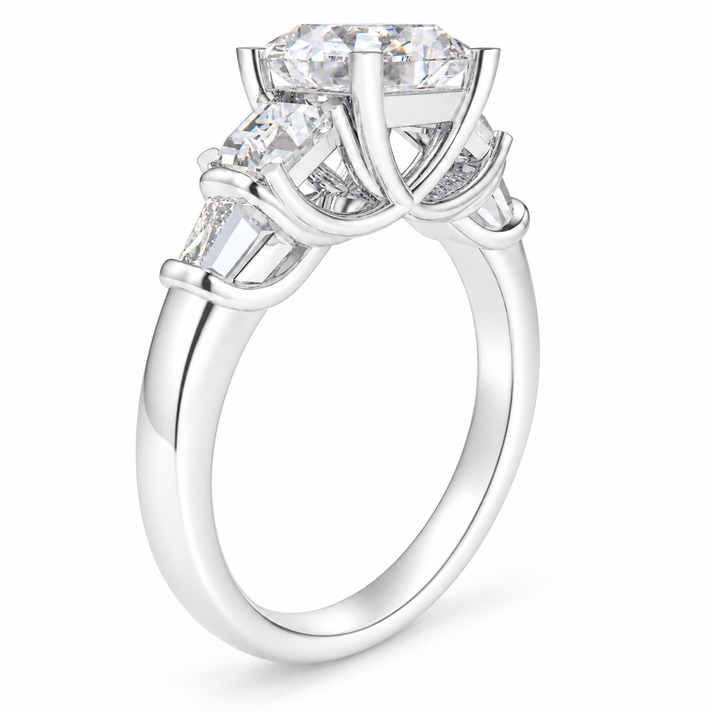 ELVORIQUE Eternal Cushion Light Lab-Grown Diamond Engagement Ring