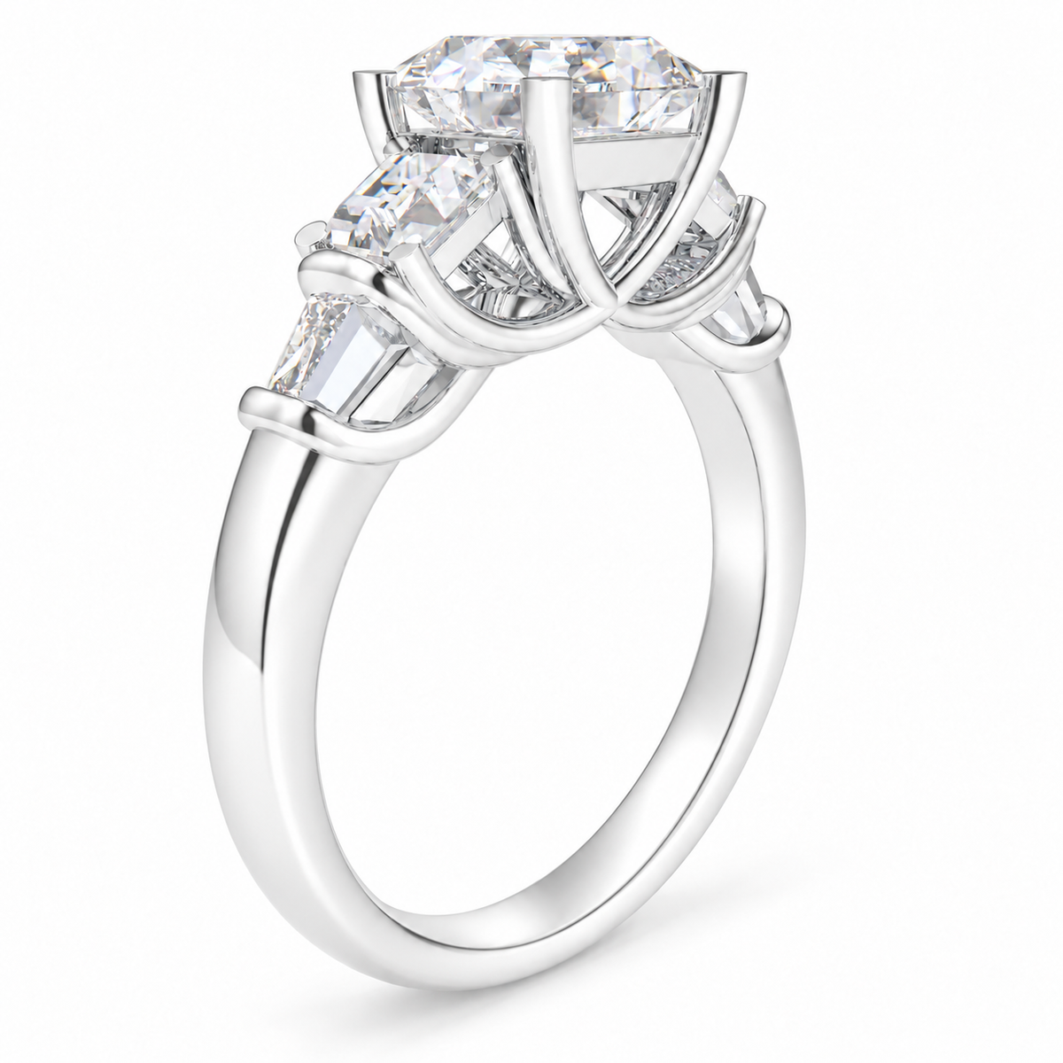 ELVORIQUE Eternal Cushion Light Lab-Grown Diamond Engagement Ring