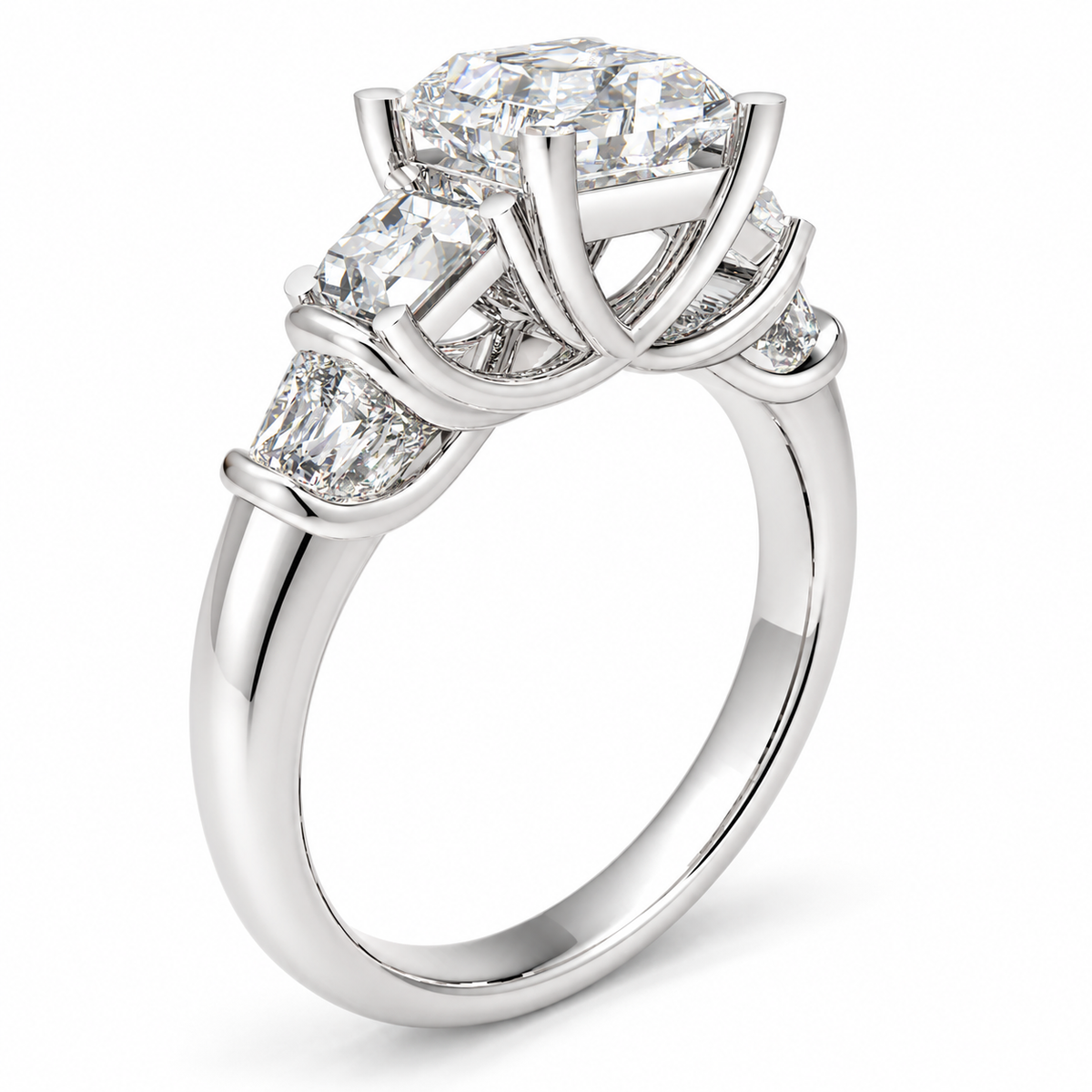 ELVORIQUE Eternal Cushion Light Lab-Grown Diamond Engagement Ring