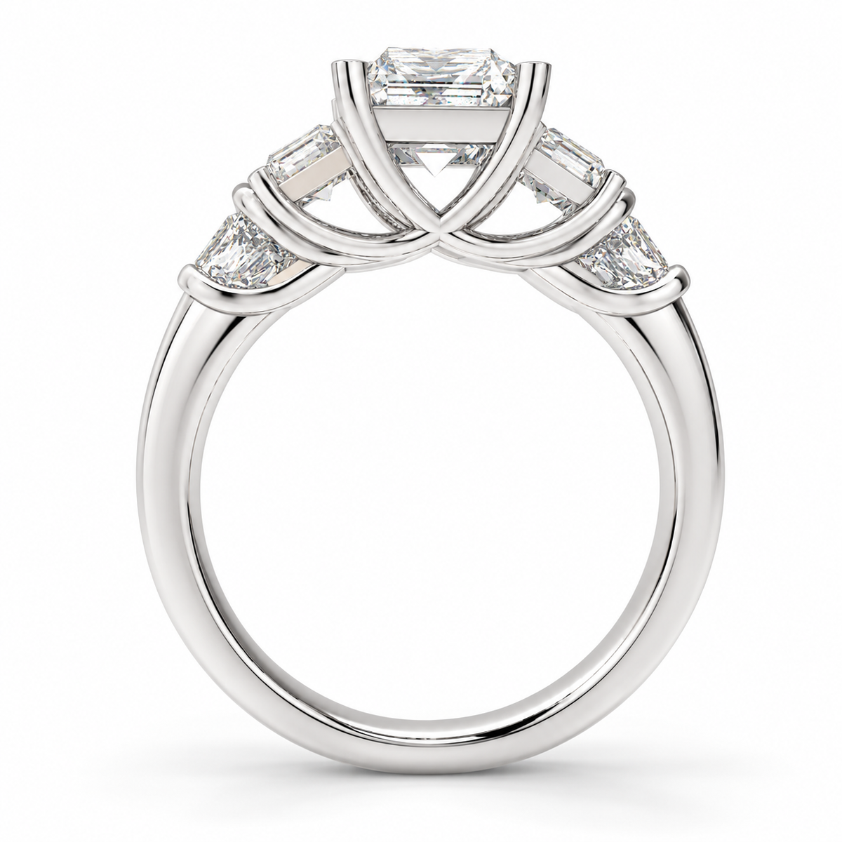 ELVORIQUE Eternal Cushion Light Lab-Grown Diamond Engagement Ring