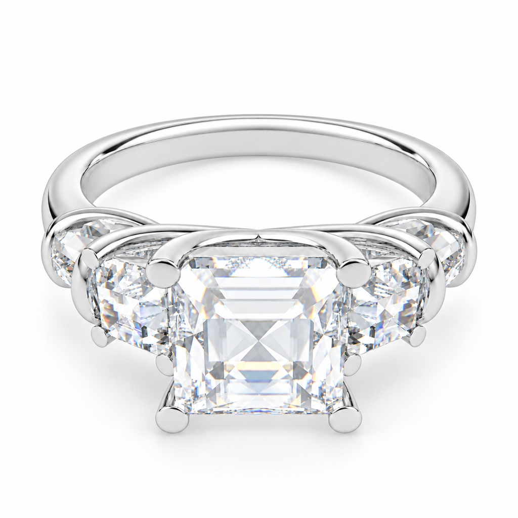 ELVORIQUE Eternal Cushion Light Lab-Grown Diamond Engagement Ring